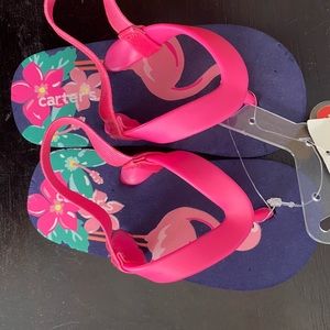 New with tags baby flip flops
